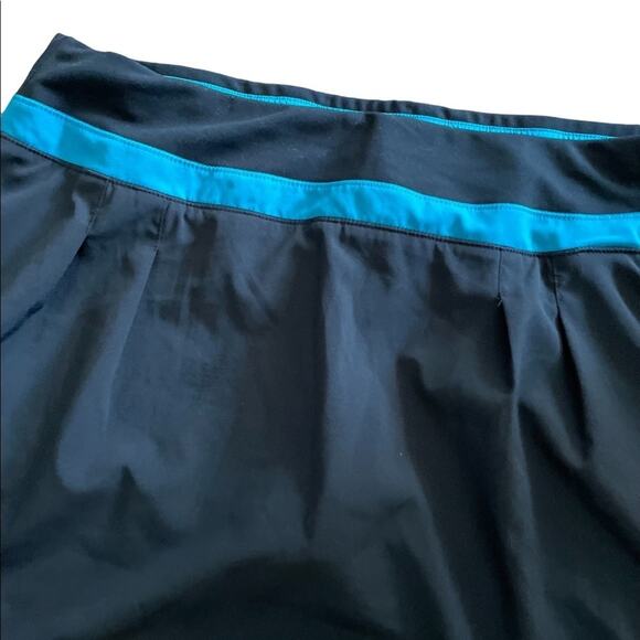 Adidas Black Turquoise Pleated Climate Tennis Skirt size size medium - Picture 2 of 8